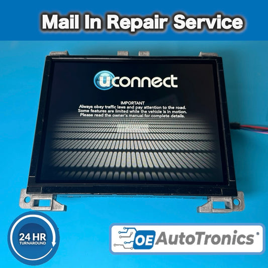 Repair Service 17-20 Same Display Refurbishment 8.4" Uconnect 4C UAQ LCD Display Touch Screen